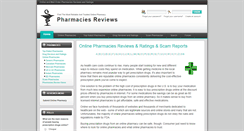 Desktop Screenshot of pharmaciesreview.com